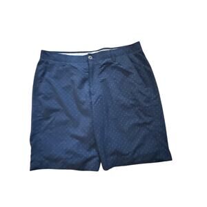 Under Armour HeatGear Loose Golf Shorts Men’s Size 38 Navy Blue Dot Print